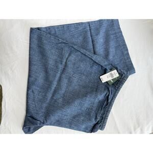 LL Bean 3X Regular Sunwashed Crop Denim W's Plus Pants NWT Stonewashed Elastic